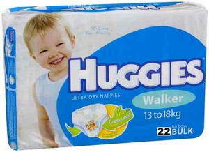 Huggies Nappies Walker Boy 22 Pack