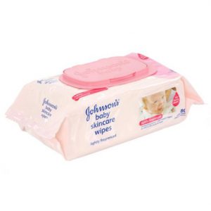 Johnsons Baby Skincare Wipes 80 pack